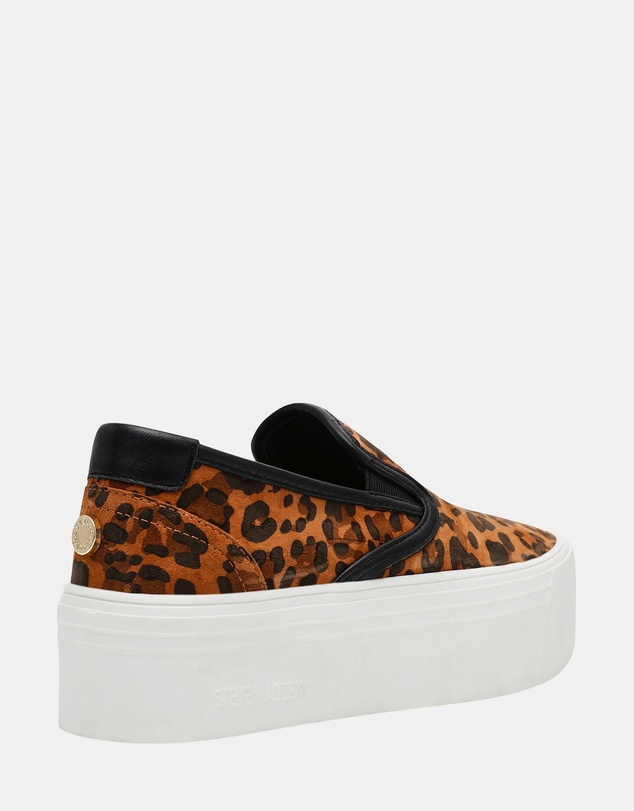 Steve Madden - Clifftop-L Leopard Suede Sneakers