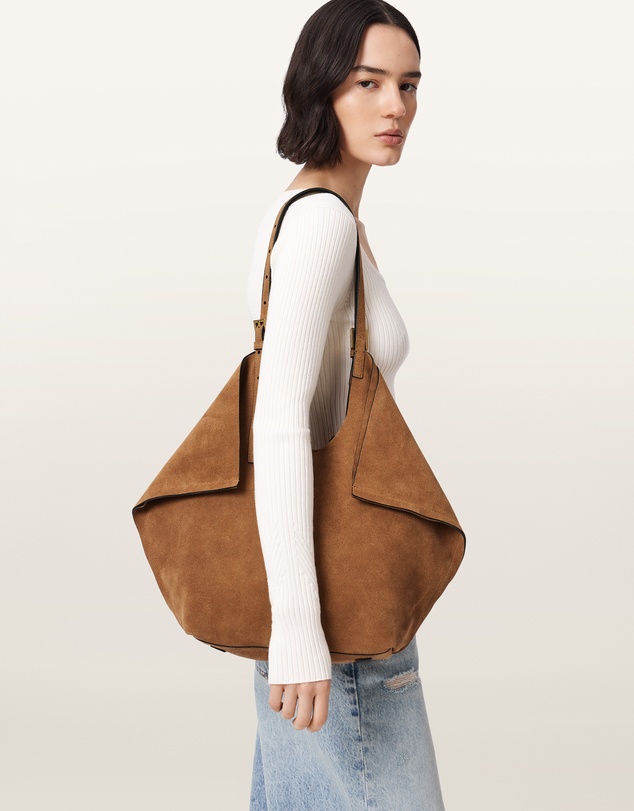 AllSaints - Ara Suede EW Tote