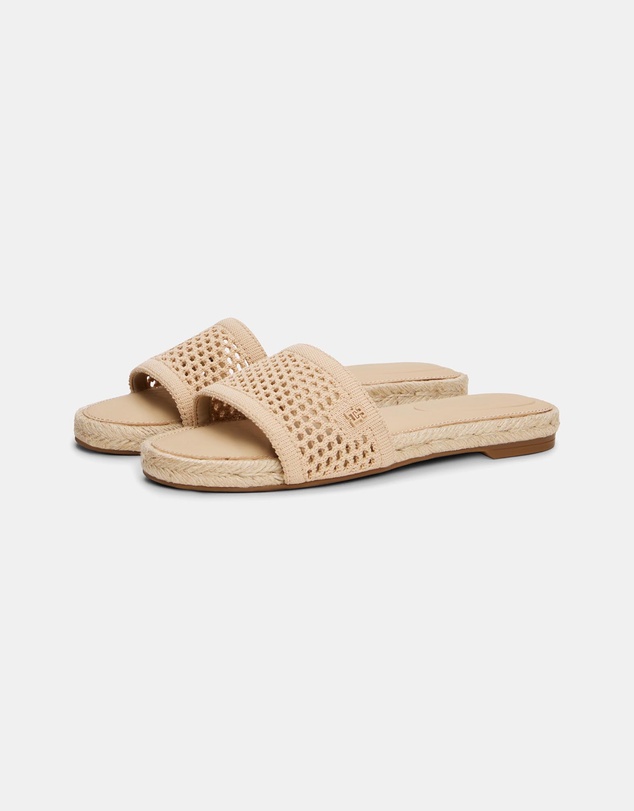Tommy Hilfiger - Knit Mesh Espadrille Mules - Women's