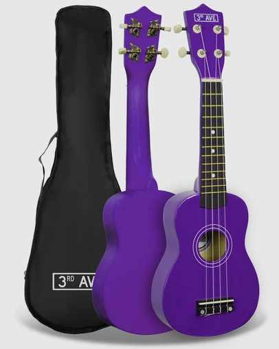 iWorld - 3rd Avenue Soprano Ukulele - Purple