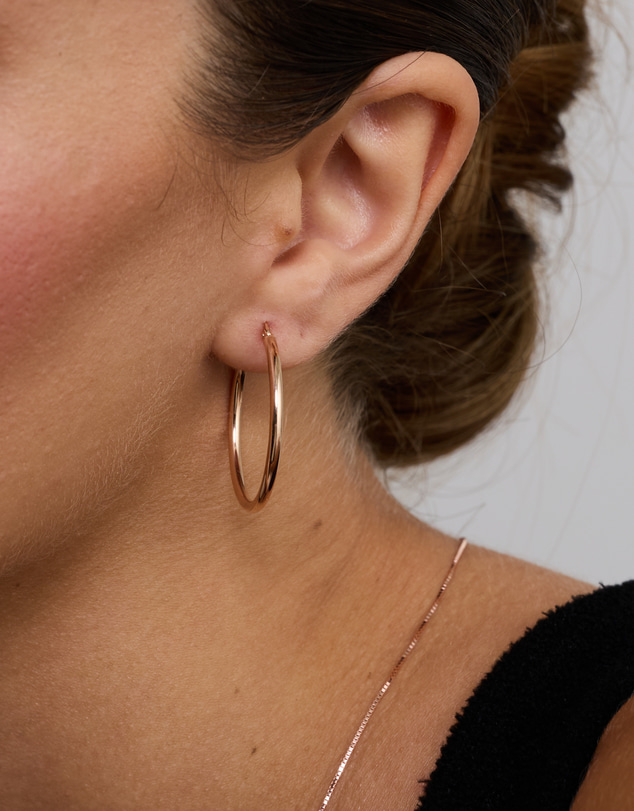 Michael Hill - 29mm Hoop Earrings in 10kt Rose Gold
