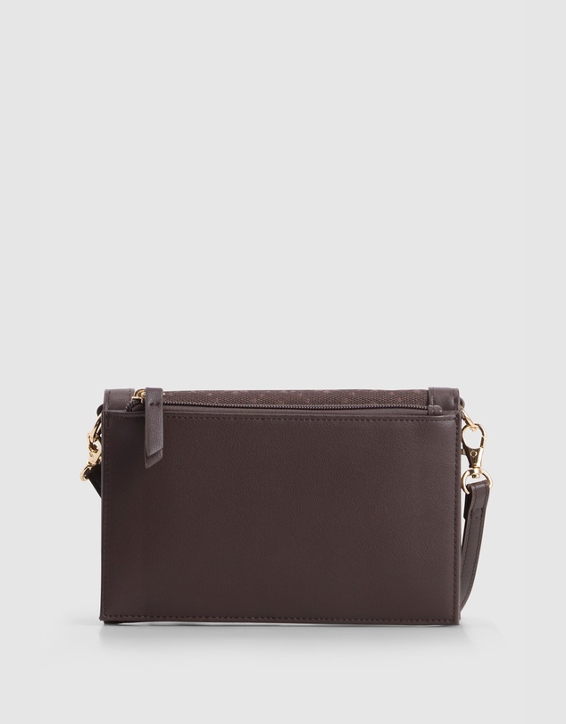 Laura Jones - Jacquard Flap Crossbody Bag
