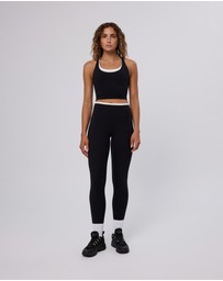 Upstate - Air Sculpt Double Layer Tank - Black