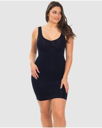 B Free Intimate Apparel - Curvy Ultra Light Shaping V-Tank Slip