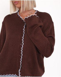 Petal & Pup - Ruby Knit Cardigan - Brown