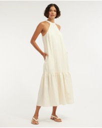 Amelius - Frankie Tie Neck Maxi Dress