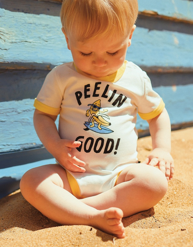 Rock Your Baby - Peelin' Good Ringer Bodysuit
