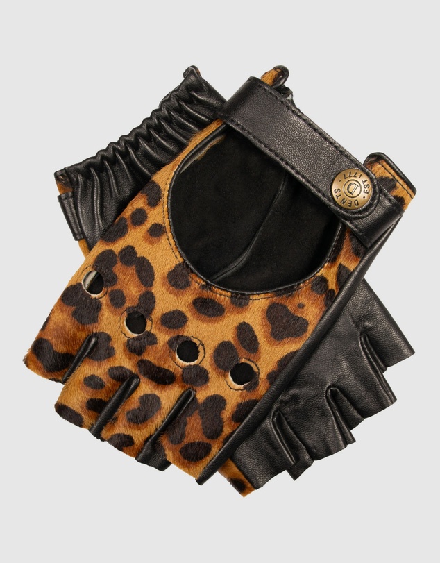 DENTS - Nyla Fingerless Leather Driving Gloves