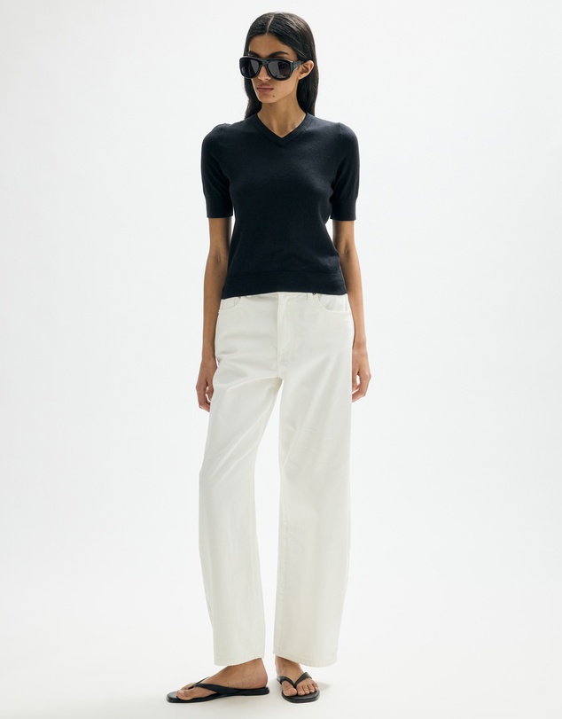 Minima Esenciales - Rilo Organic Cotton Cashmere V Neck