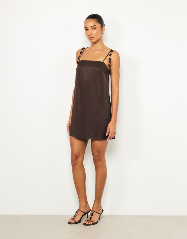 AERE - Ilaria Floral Mini Shift Dress