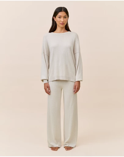 Papinelle - Cotton Cashmere Straight Leg Pant