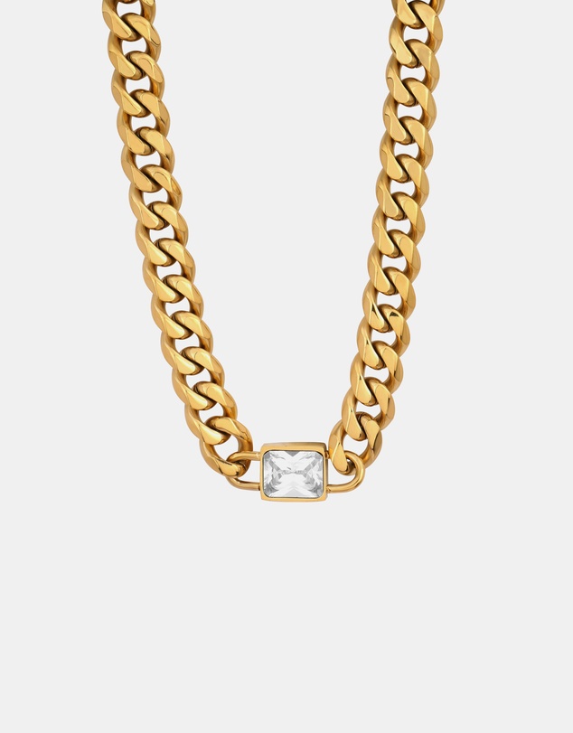 Zoe Olivia - Waterproof Aurora Curb Link Necklace