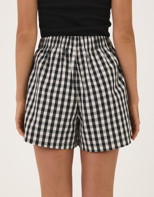 Atmos&Here - Lana Everyday Linen Shorts With Mock Fly Detail