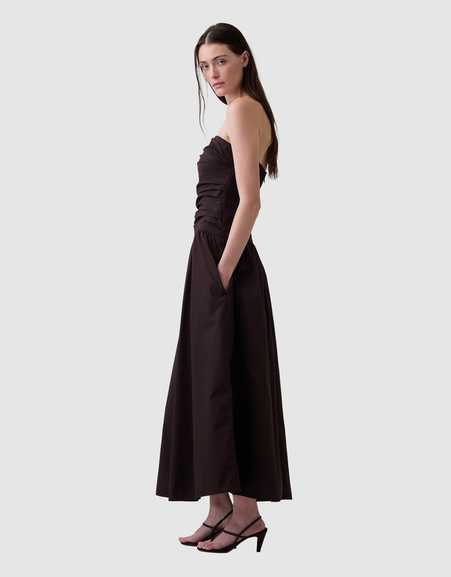 GAP - Strapless Draped Bodice Maxi Dress