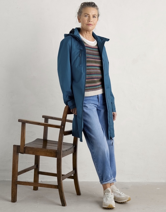 Seasalt - Seasalt Cornwall Teal Coverack Coat II