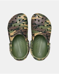 Crocs - Classic Camouflage Clogs - Kids-Teens