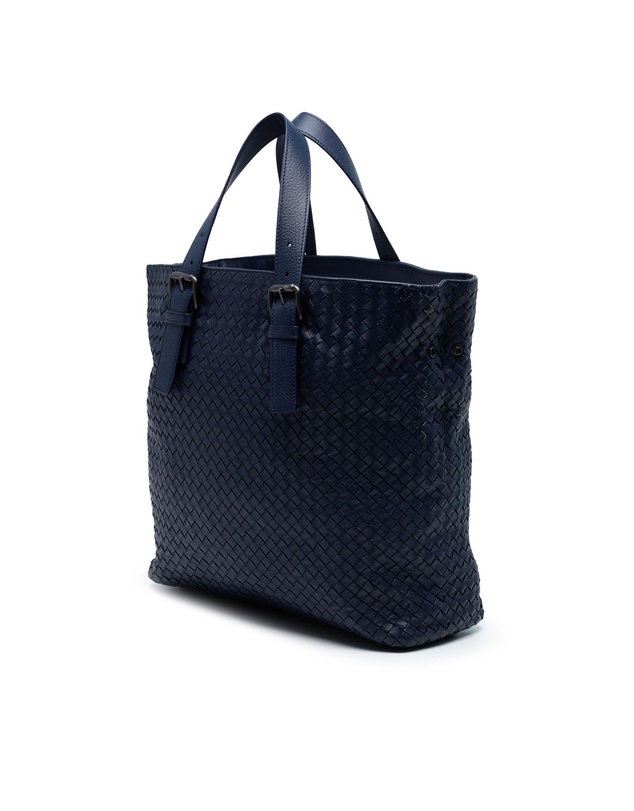 Pre-Loved by Azura Reborn - Pre-Loved Nappa Intrecciato Belted Tote