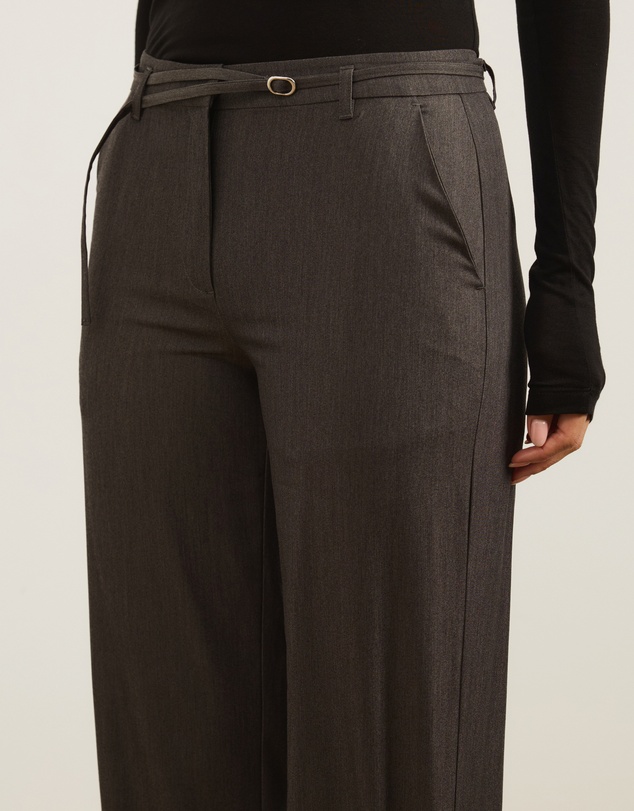 Atmos&Here - Rumi Straight Leg Trousers With Belt