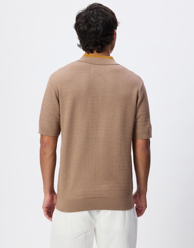 Scotch & Soda - Structured Knitted Regular Fit Polo