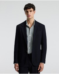 Calibre - Herringbone Jacquard Blazer Navy