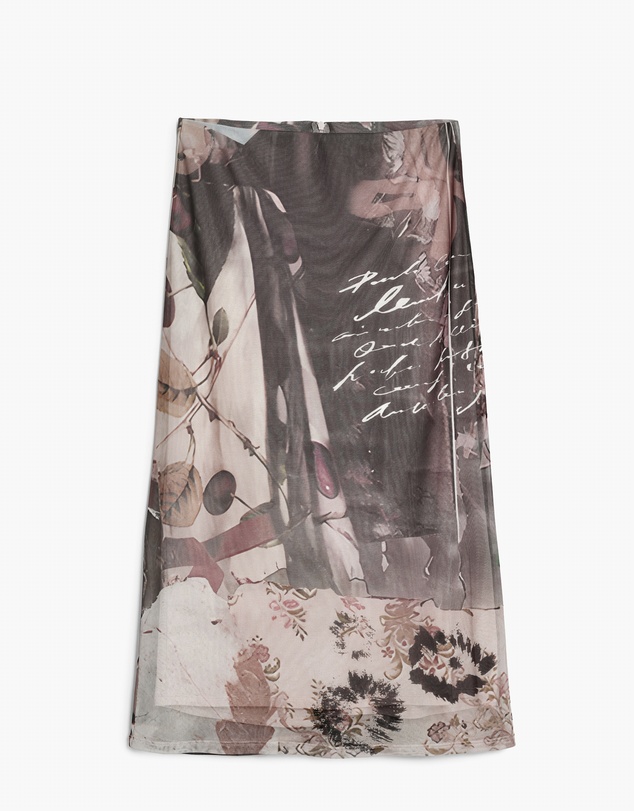Desigual - Collage tulle skirt