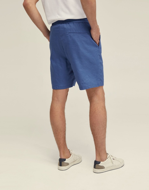 Oxford - Rufus Linen Pull On Shorts