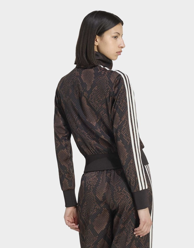 adidas Originals - SATIN SNAKE PRINT FIREBIRD TRACK JACKET Womens