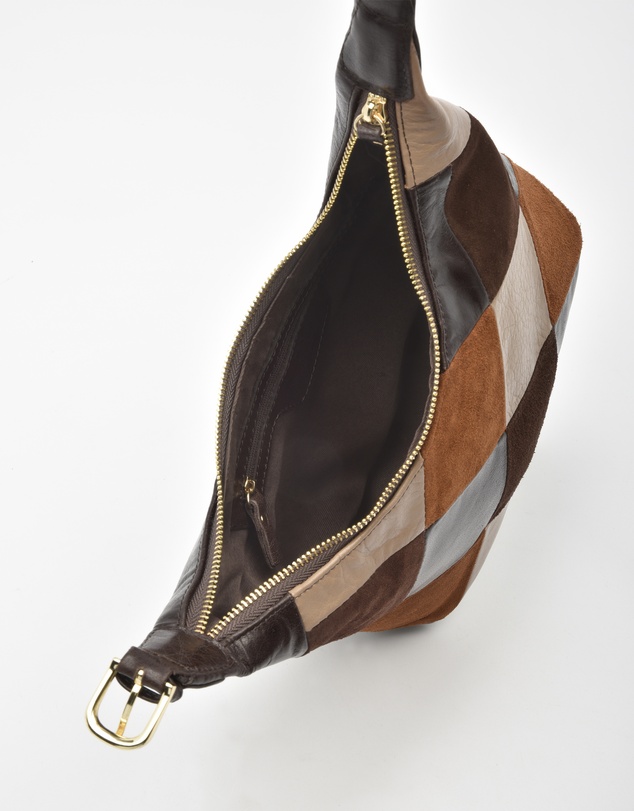 Cobb & Co - Patterson Suede Patch Leather Tote