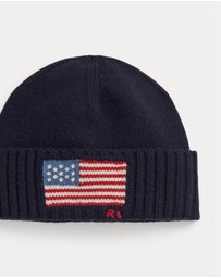 Polo Ralph Lauren - Flag-Intarsia Wool-Blend Beanie