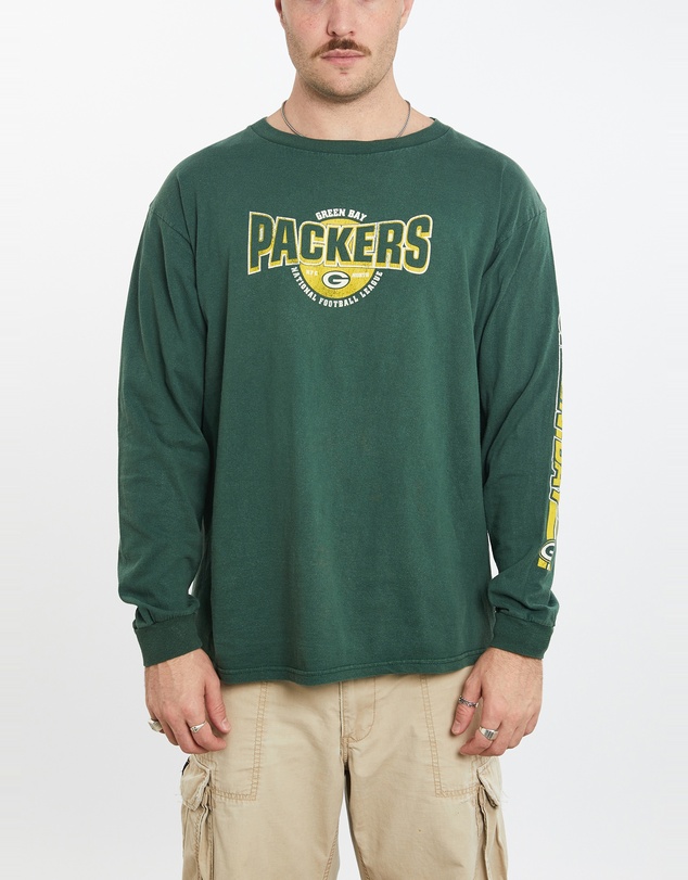 Vintage by The Real Deal - Pre Loved - Vintage NFL Green Bay Packers Long Sleeve Tee