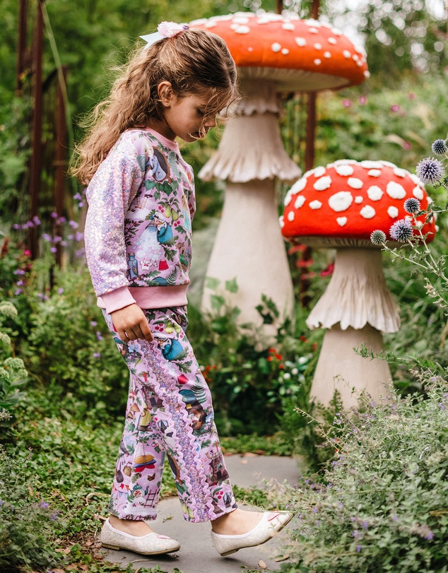 Fleur Harris - 'Faraway Friends' Magic Faraway Tree Track Pant in Lilac