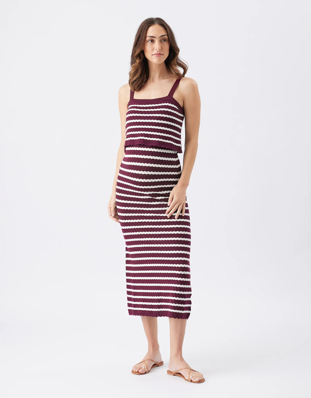 Ripe Maternity - Pointelle Knit Nursing Dress