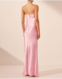 Shona Joy - La Lune Strapless Rushed Bodice Maxi Dress