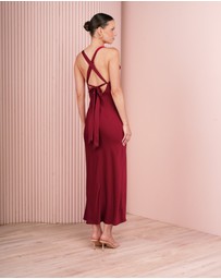 Azzurielle - Kaydy Cross Back Maxi Dress