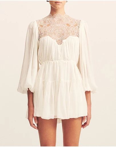 Shona Joy - Emory Long Sleeve Mini Dress