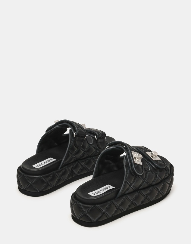 Steve Madden - Big Bang Black Sandals