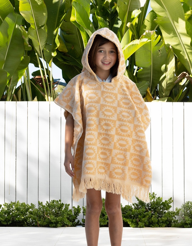 Bambury - Sola Kids Poncho Peach