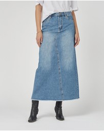 DRICOPER DENIM - Livia Long Denim Skirt