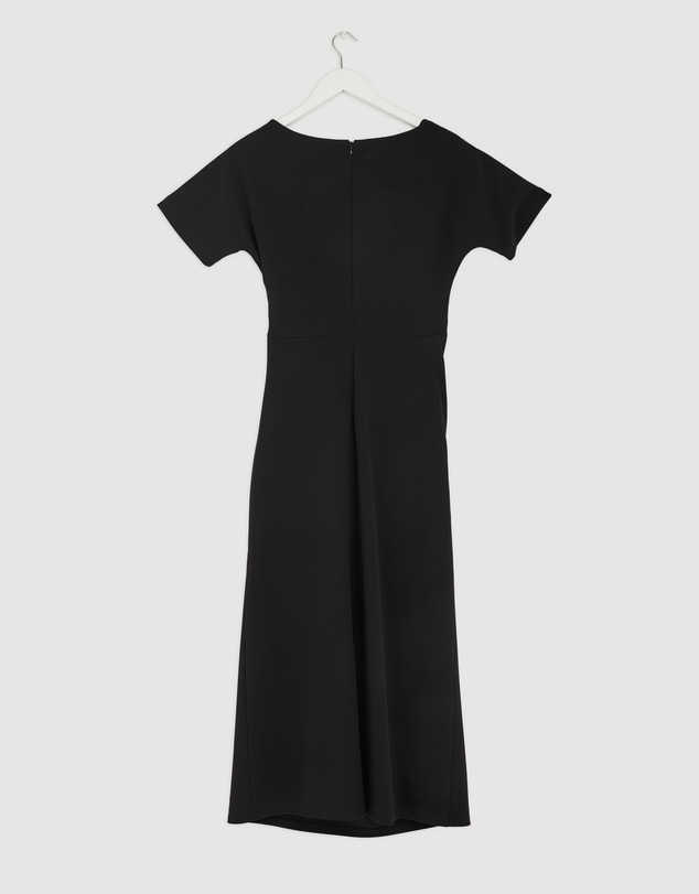 Revibe - Repaired Tussah Cindy Crepe Tuck Midi Dress - AU 8