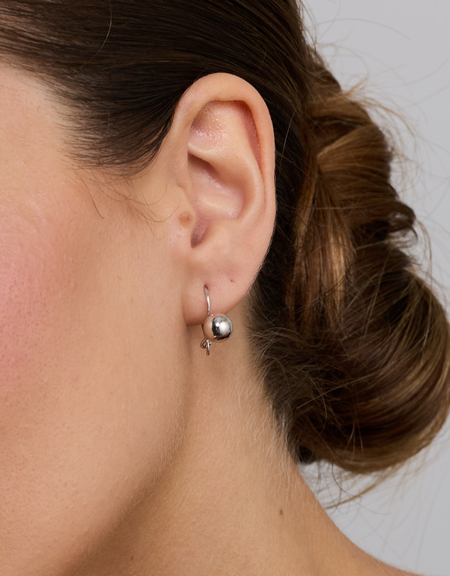 Michael Hill - 7mm Euroball Earrings in 10kt White Gold