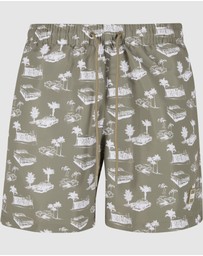 Urban Classics - Pattern Swim Shorts