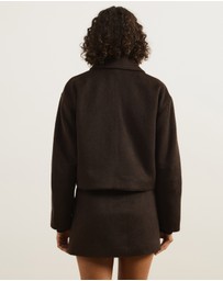 Atmos&Here - Miranda Wool Blend Short Coat