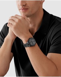 Michael Kors - Lexington Black Chronograph Watch