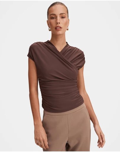 Forever New - Juliette Cross Neck Top