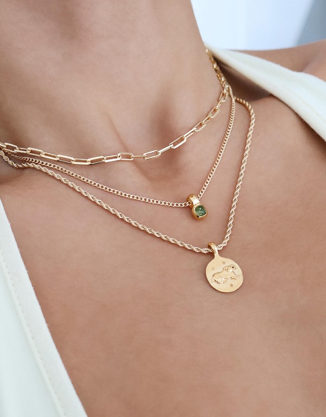 HOUSE OF SLANI - Gold Filled Link Chain Necklace