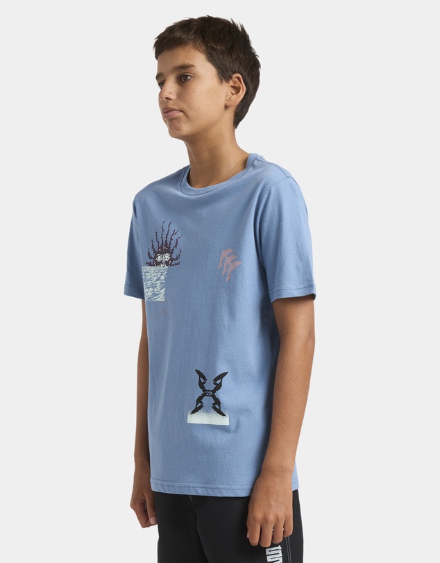 Quiksilver - Boys 8 to 16 Free Lock T-Shirt