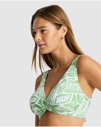Sea Level Australia - Reef Cross Front Tie Back Bra Top