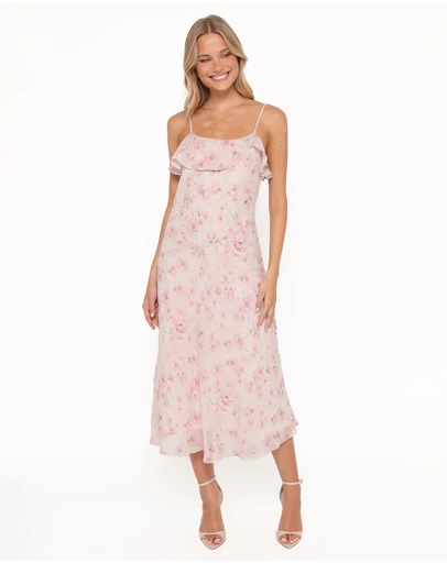 Petal & Pup - Lizbeth Maxi Dress - Pink Mauve Floral