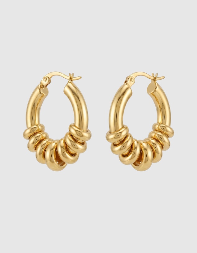 Miz Casa and Co - Liana Hoop Earrings