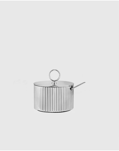 Georg Jensen - Bernadotte Sugar Bowl Inlcuding Spoon